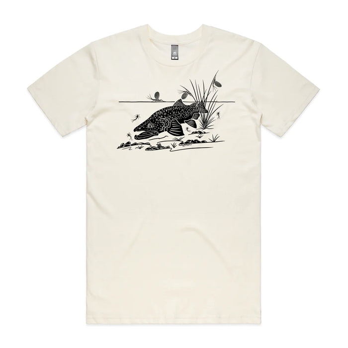 Kettafly Brown Trout Design Tee Shirt