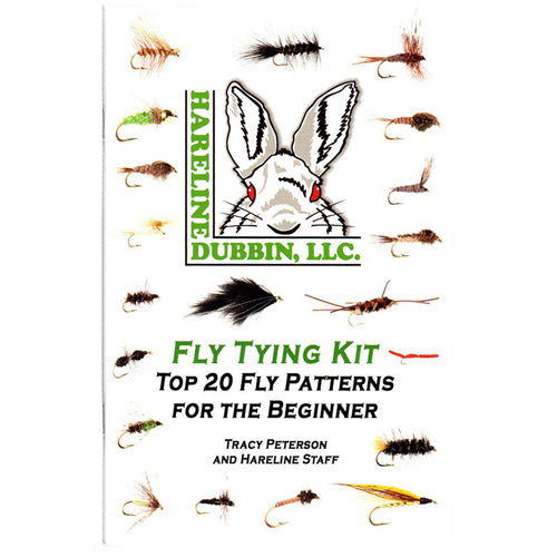 Hareline Beginner Tying Kit Book Learn to Tie Flies