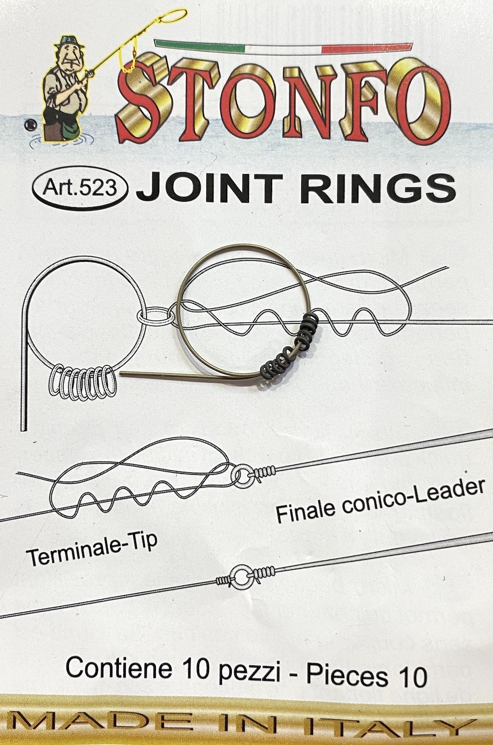 Stonfo Matte 2.5mm / 8kg Tippet Rings — The Flyfisher