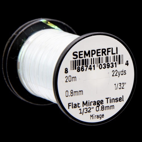 Semperfli Flat Mirror Tinsel - 1/32” (Medium)