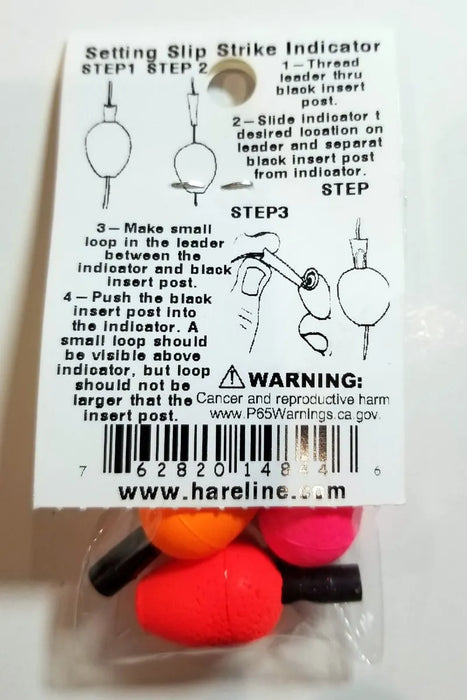 Hareline Slip Strike Indicators - Orange