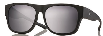Centr Style Fitover Polarised Glasses Matt Demi Brown Frame with Brown Lenses
