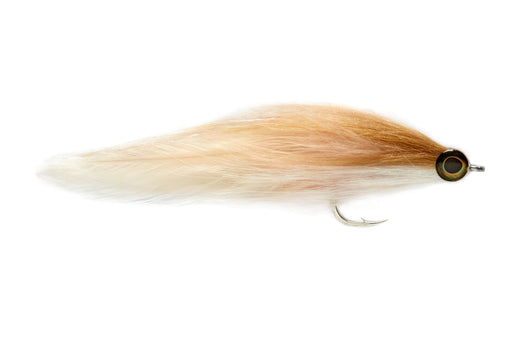 Two Tone Brushy Tan & White 4/0 - The Flyfisher