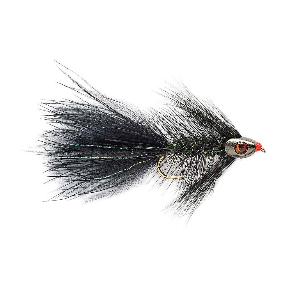 Fulling Mill Wooly Bugger White Skullhead - Trout Flies