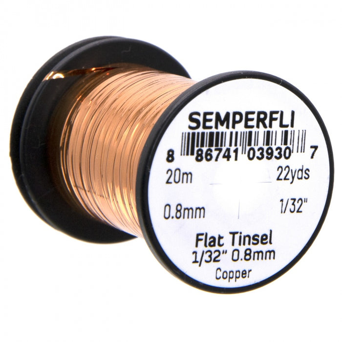 Semperfli Flat Mirror Tinsel Medium Copper