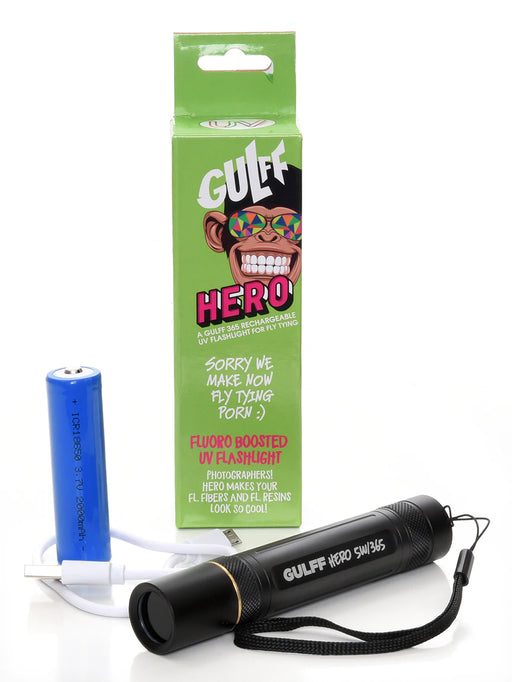 Gulff Hero Fluoro Boosted UV Torch 365nm/5W - The Flyfisher