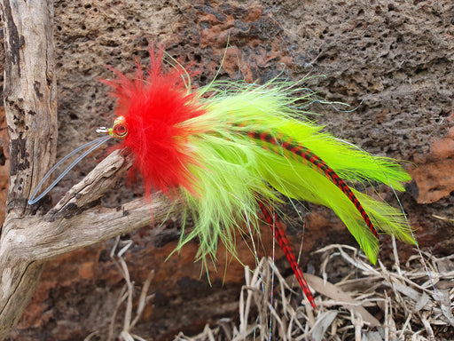 Ozzy Native Flies- Chartreuse Cod Snack