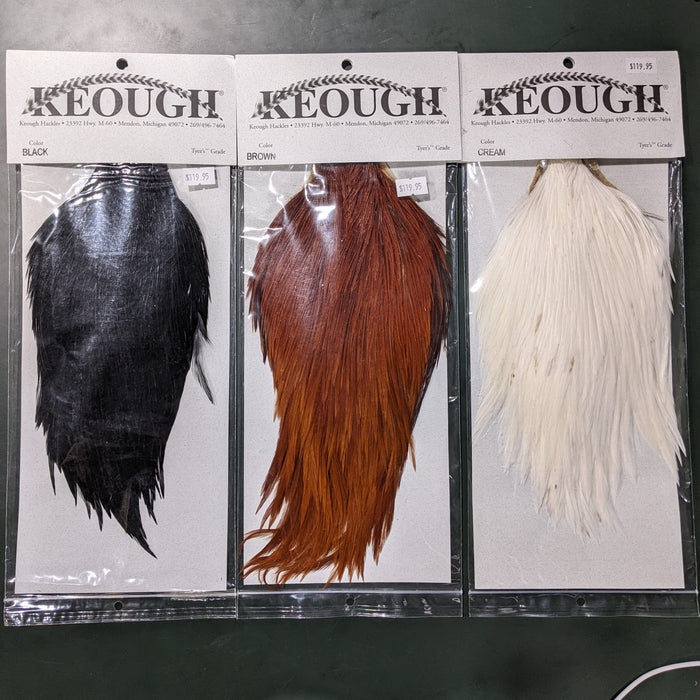 Keough Hackle Capes - Tyers Grade