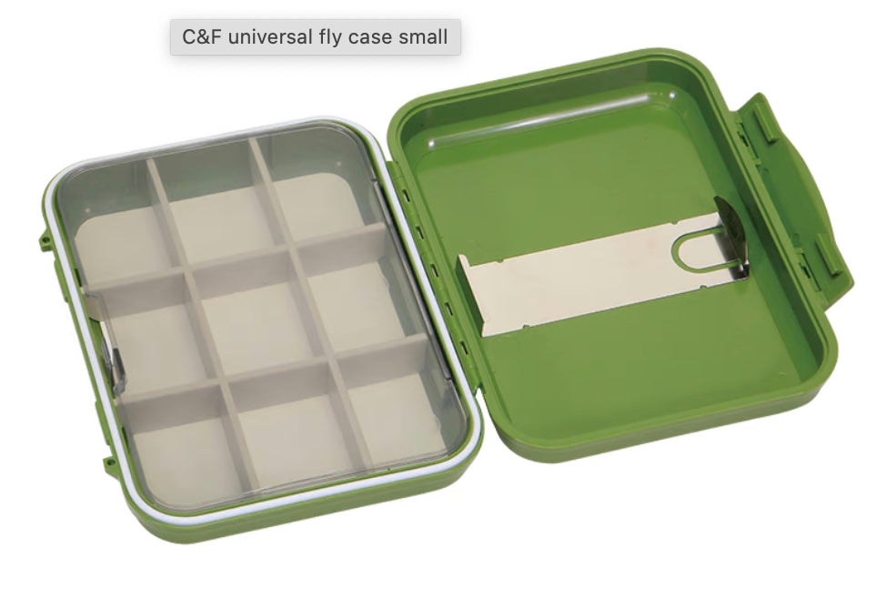 C&F Small Universal System Case Fly Box with Compartments SC-S2
