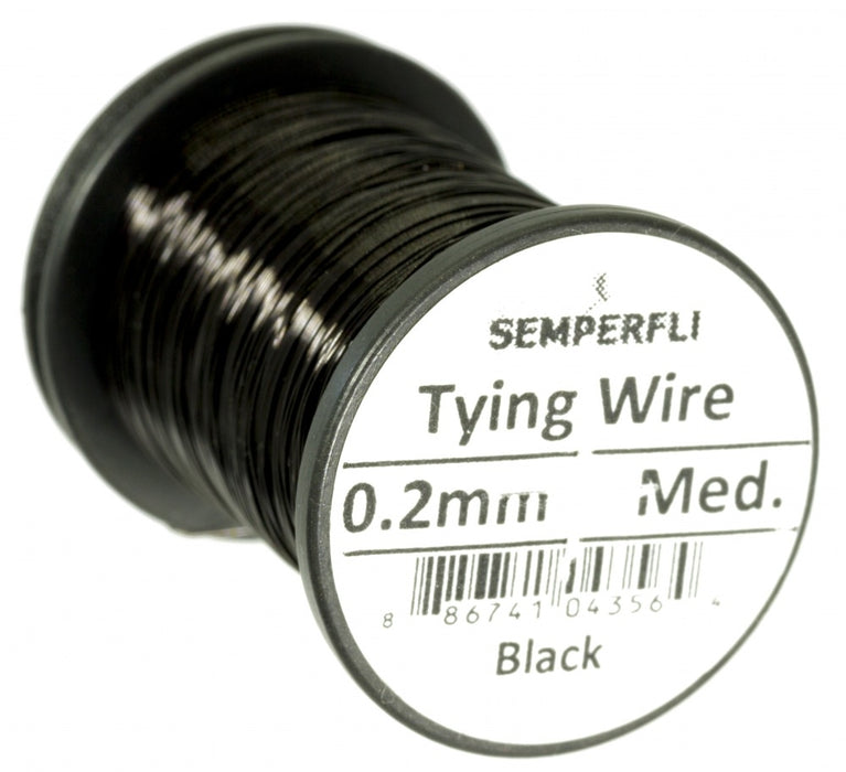 Semperfli Tying Wire - 0.2mm Black