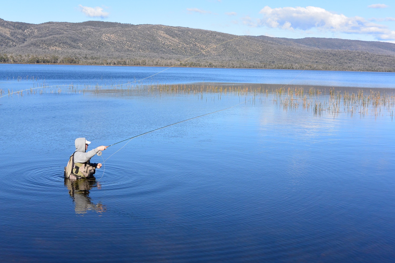 Fishing when you can, western Victoria