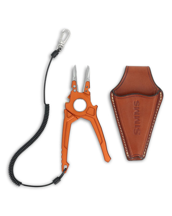 Simms Guide Pliers - Orange — The Flyfisher