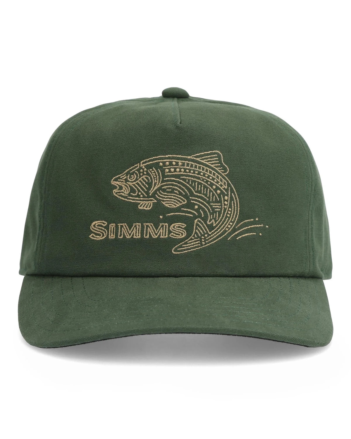 Simms Double Haul Cap Riffle Green — The Flyfisher