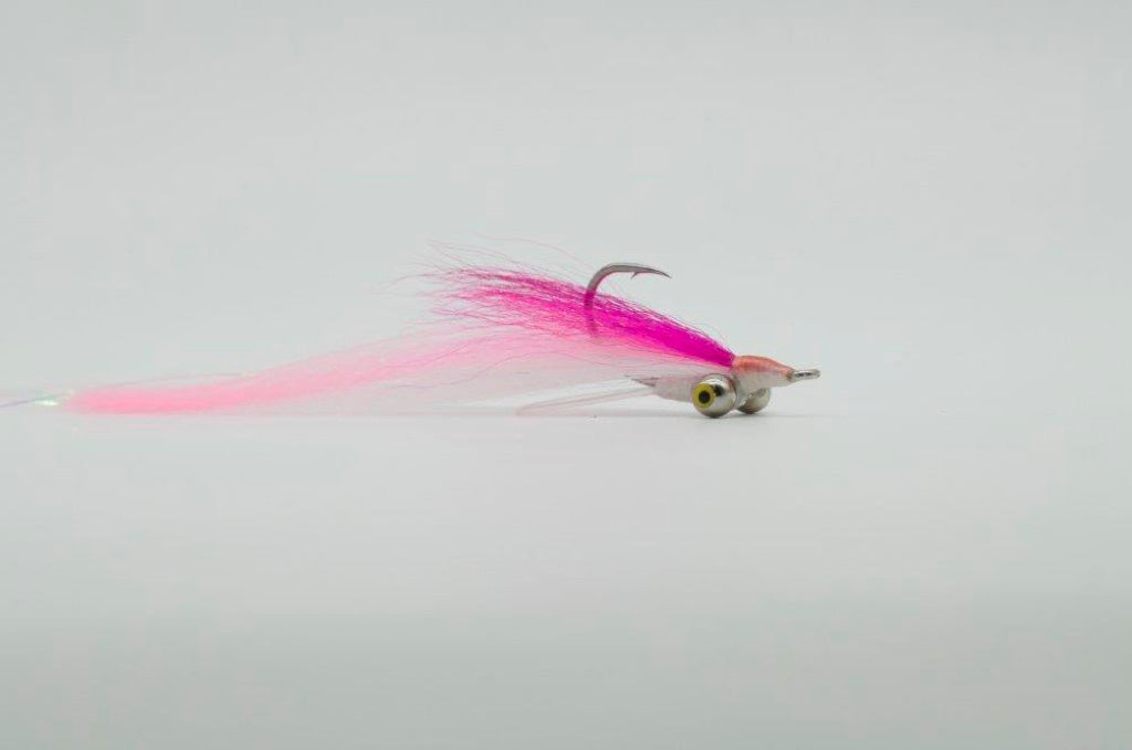 Mega Clouser Pink and White