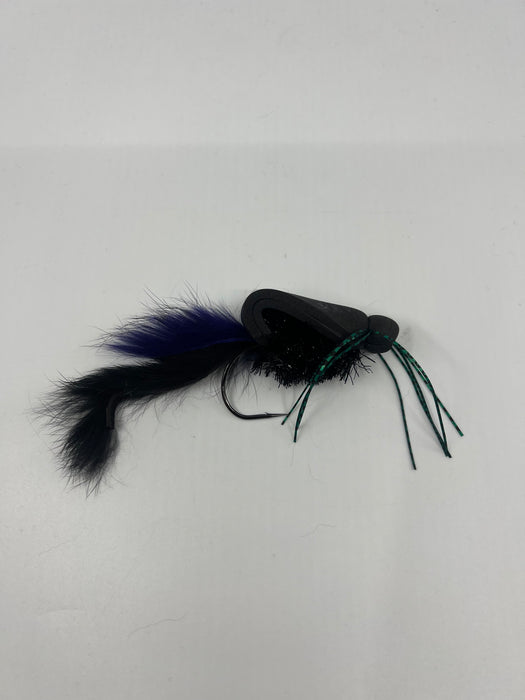 Ozzy Native Flies - Cam's Gurgler Black Ozzy Native Flies