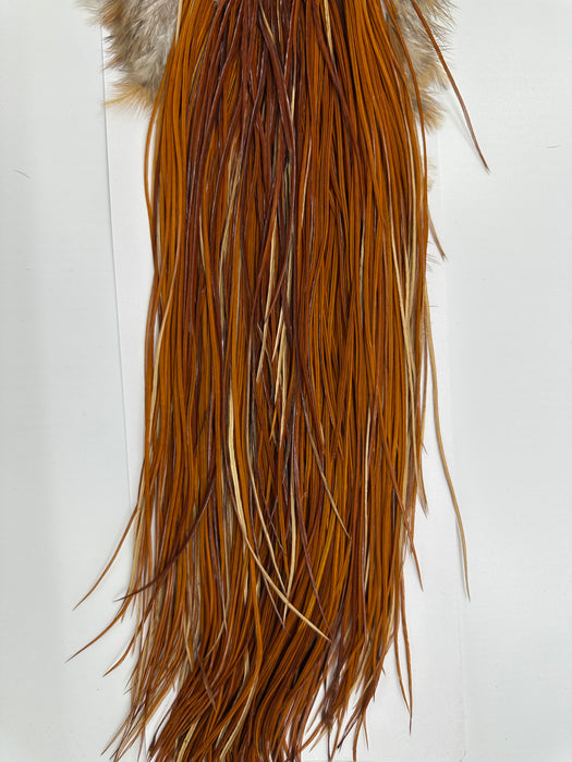 Whiting Bronze Dry Fly Saddle Medium Ginger