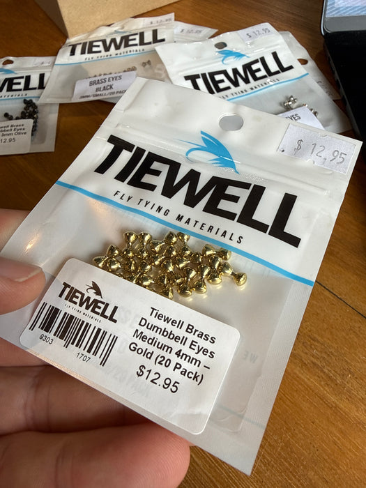 Tiewell Brass Dumbbell Eyes Tiewell