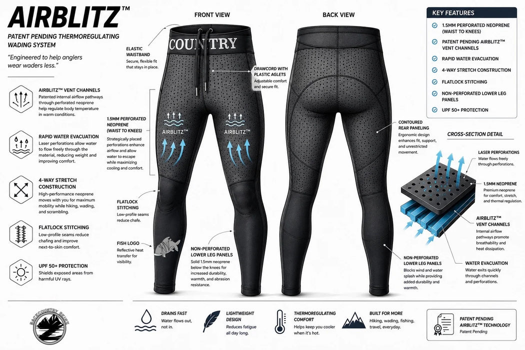 Back Country Skinz AIRBLITZ Neoprene Leggings