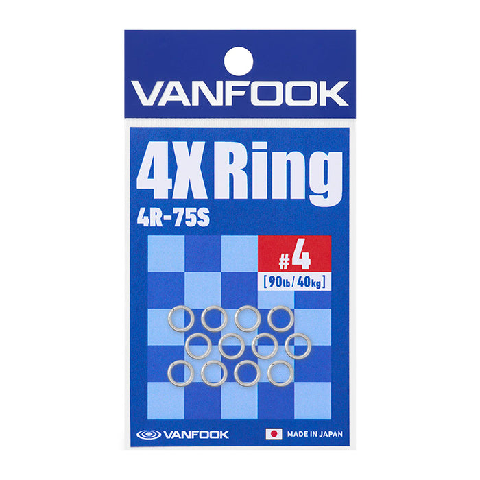 Vanfook 4R-75S 4X Split Ring Silver