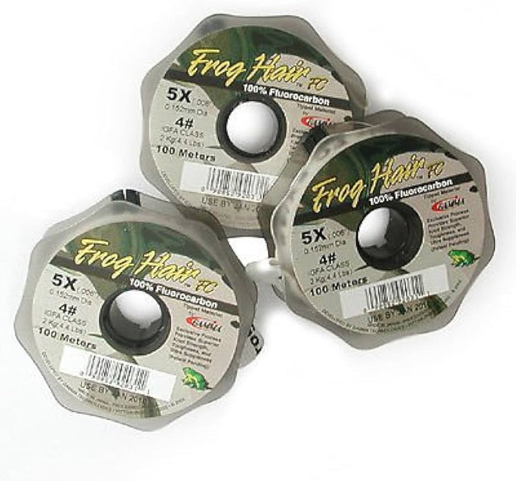 TroutHunter Fluorocarbon Tippet - 50 Meter Spools With Superior Strength And Low Visibility