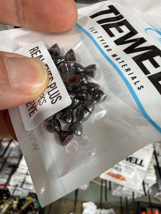 Tiewell Brass Real Eyes Plus Dumbbell Eyes (Assorted Colours) Tiewell