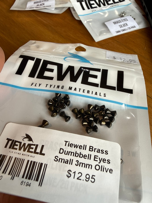 Tiewell Brass Dumbbell Eyes Tiewell