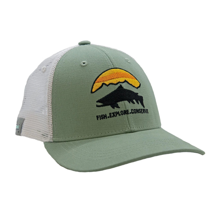 RepYourWater Backcountry Trout Standard Fit Trucker Cap RepYourWater