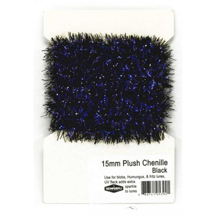 Semperfli Plush Transluscent Chenille 15mm (Assorted Colours)