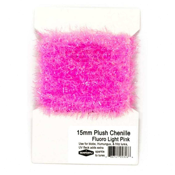 Semperfli Plush Transluscent Chenille 15mm (Assorted Colours) Semperfli