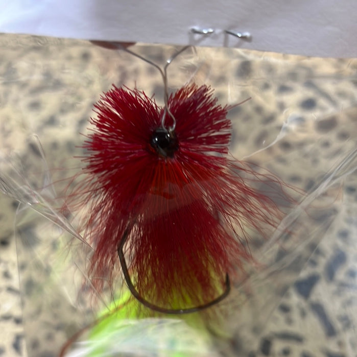 Ozzy Native Flies- Chartreuse Cod Meal