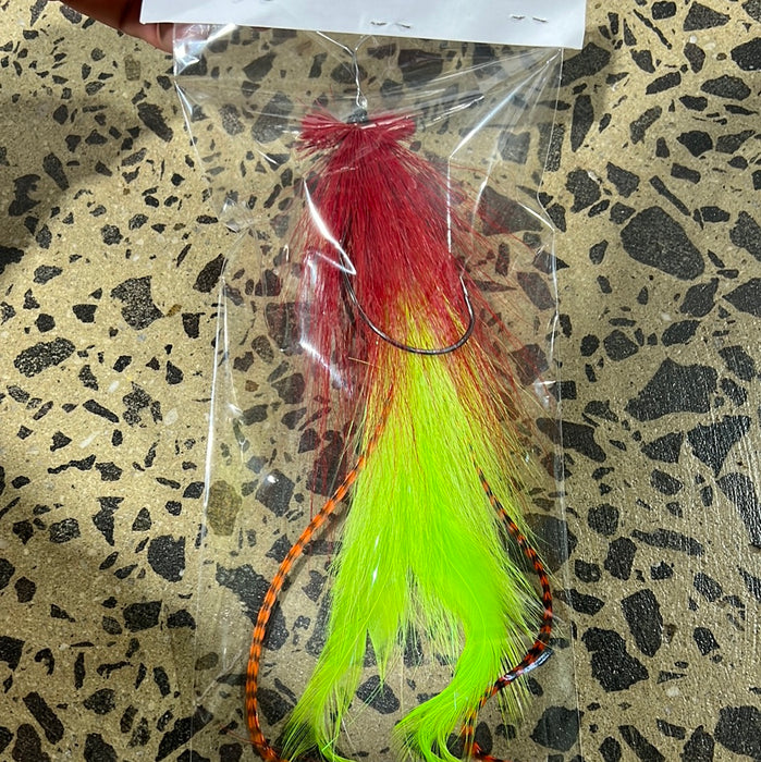 Native Cod Flies Ozzy Native Flies- Frog Popper Murray Cod Fly
