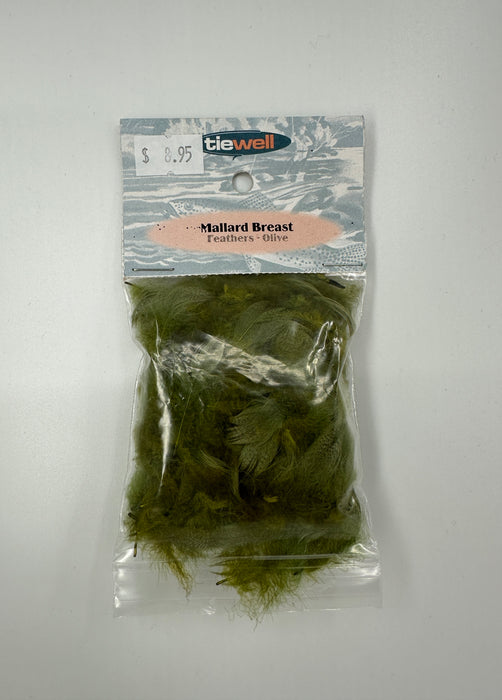 Tiewell Mallard Breast Feathers (Assorted Colours) Tiewell