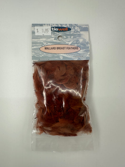 Tiewell Mallard Breast Feathers (Assorted Colours) Tiewell