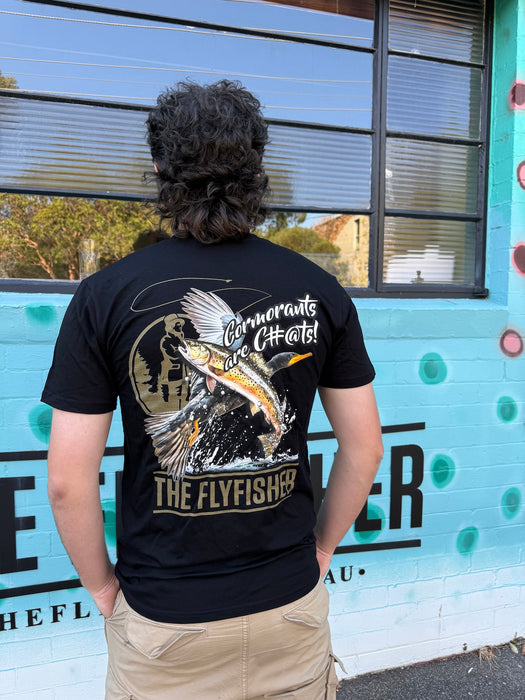 The Flyfisher Cormorants Are C#@ts Tee Shirt