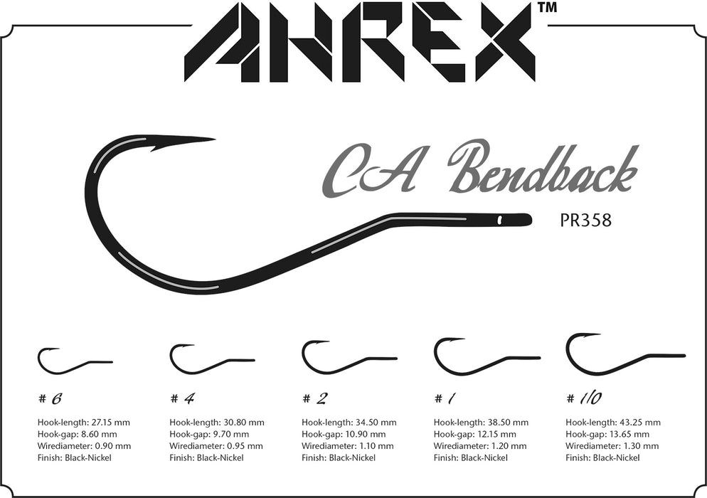 Ahrex PR358 CA Bendback Fly Tools