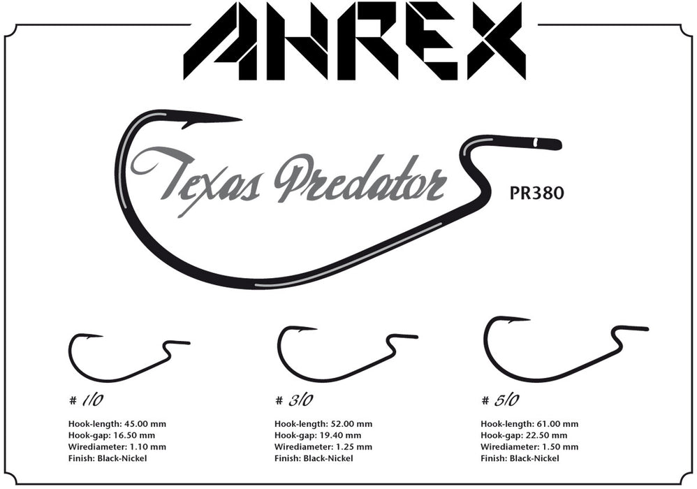 Ahrex PR380 - Texas Predator Fly Hooks