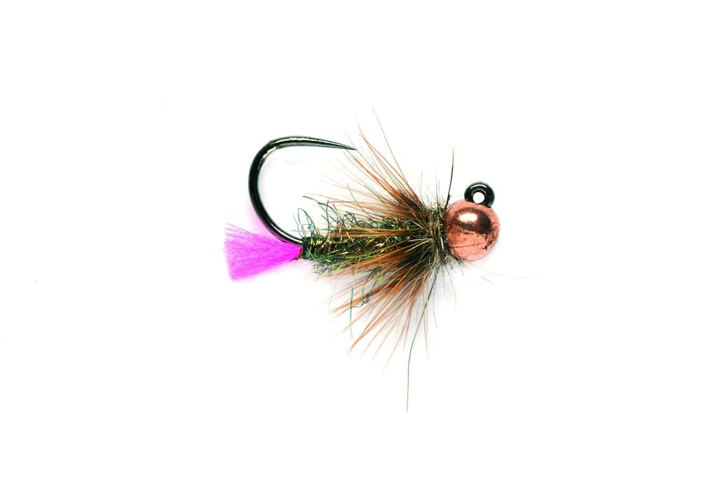 Pink Tag Jig - Barbless