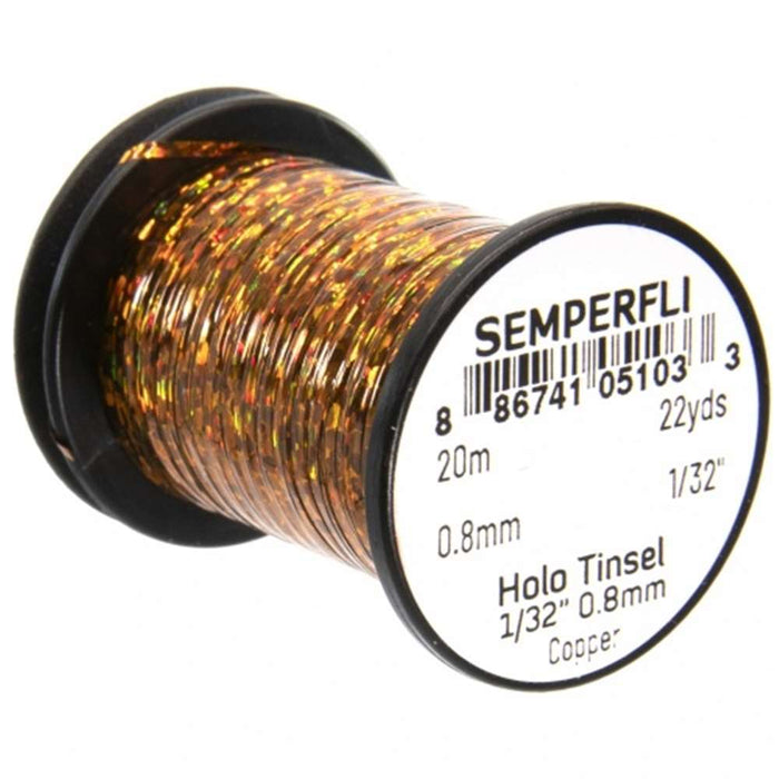 Semperfli Holographic Tinsel 1/32" (Assorted Colours)