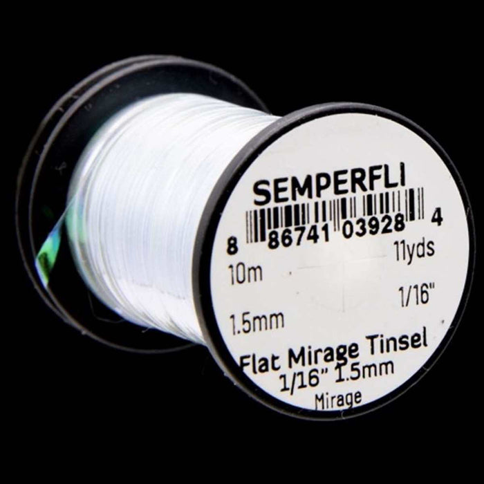 Semperfli Flat Mirror Tinsel - 1/16" 1.5mm (Large) Assorted Colours