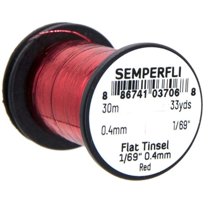 Semperfli Flat Mirror Tinsel - 1/69" 0.4mm (Small)