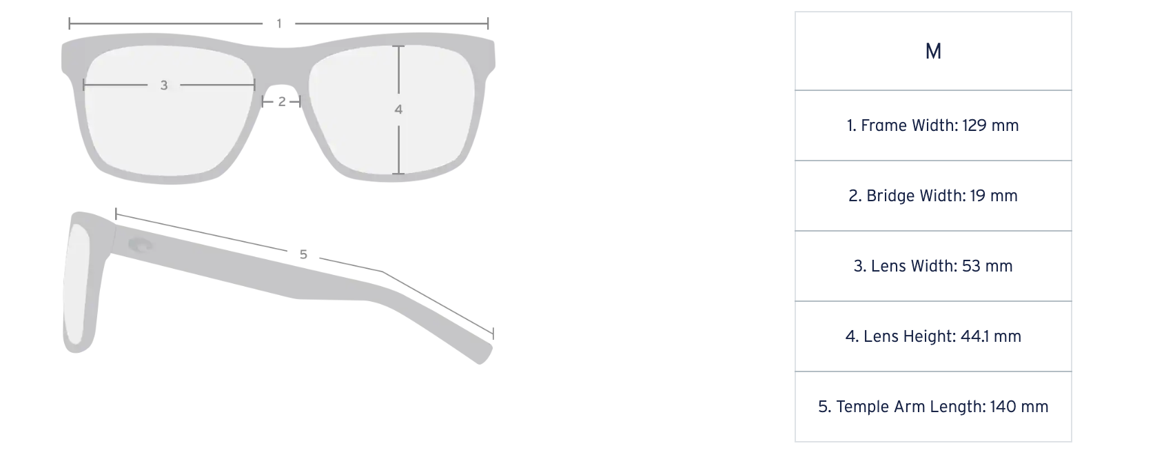 Costa Del Mar Sullivan Salt Marsh Copper Silver Mirror 580G Sunglasses