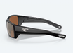 Costa Del Mar Fantail Pro Matte Black Copper Silver Mirror 580G Sunglasses Costa Del Mar