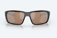 Costa Del Mar Fantail Pro Matte Black Copper Silver Mirror 580G Sunglasses Costa Del Mar