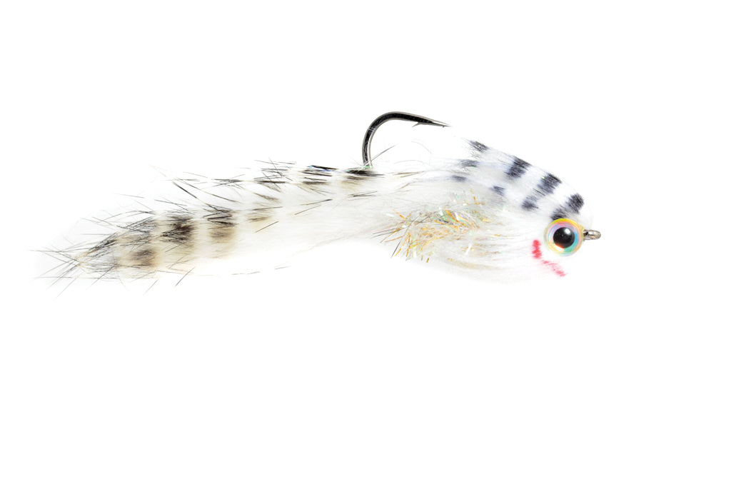 Belly scratcher Minnow White and Black