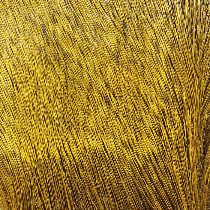 Hareline Dyed Deer Body Hair Yellow