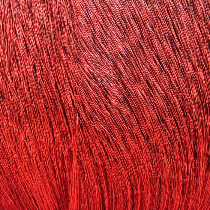 Hareline Dyed Deer Body Hair Red