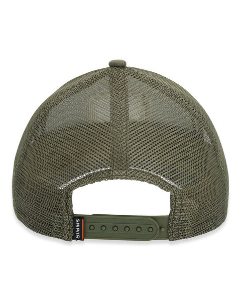 Simms Trout Icon Trucker Hat - Riffle Green — The Flyfisher