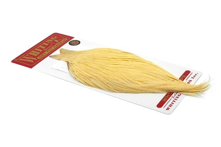 Whiting Bronze Dry Fly Cape White