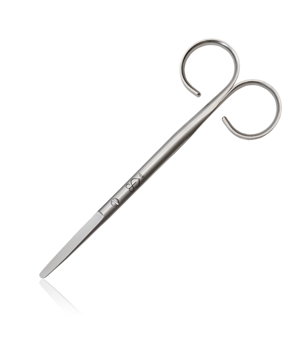 Renomed FS8 SuperCut Fly Tying Scissors (Blunt Tip, Straight, Serrated)