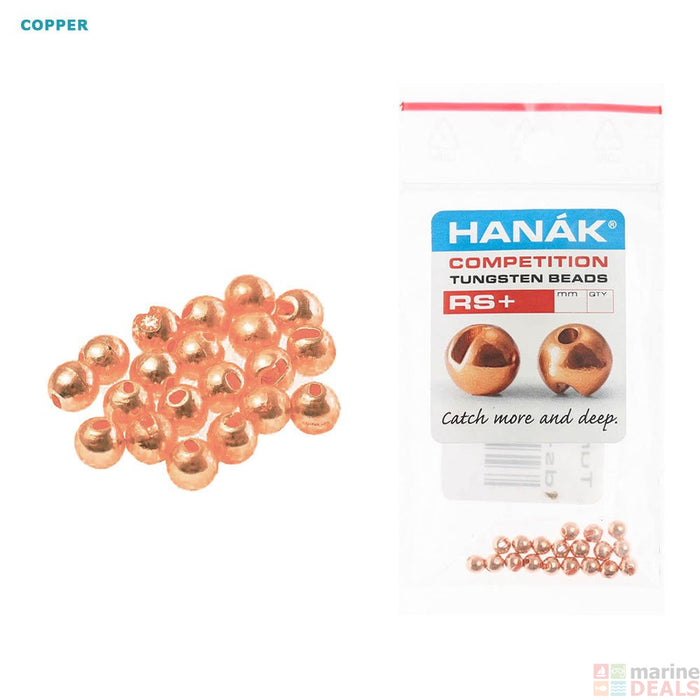 Hanak Slotted RS+ Tungsten Beads